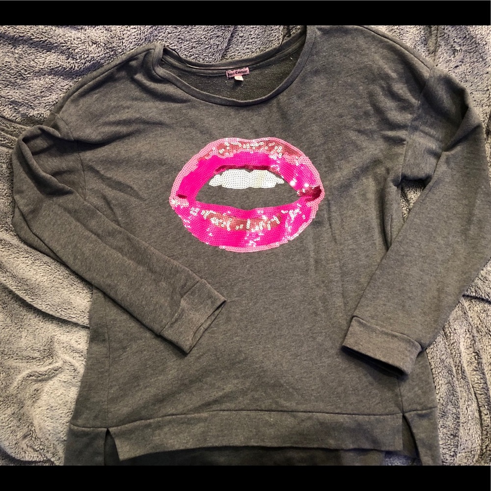 Sequin Lips Soft Crew sweatshirt